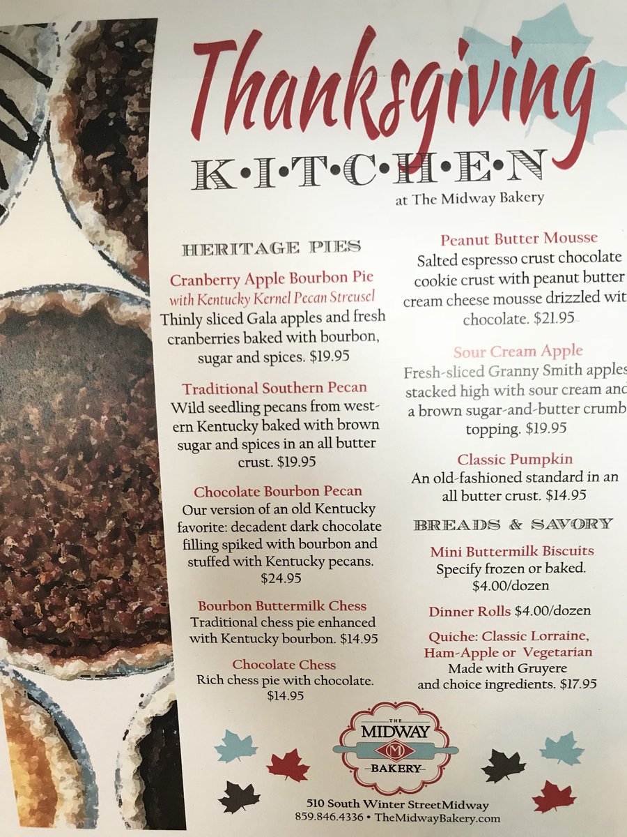 Don’t forget to order your pies and breads for Thanksgiving! The order deadline is Sunday November 19 at 2pm. Pies can be picked up between now and Wednesday November 22 by 4pm. We are closed Thanksgiving Day.