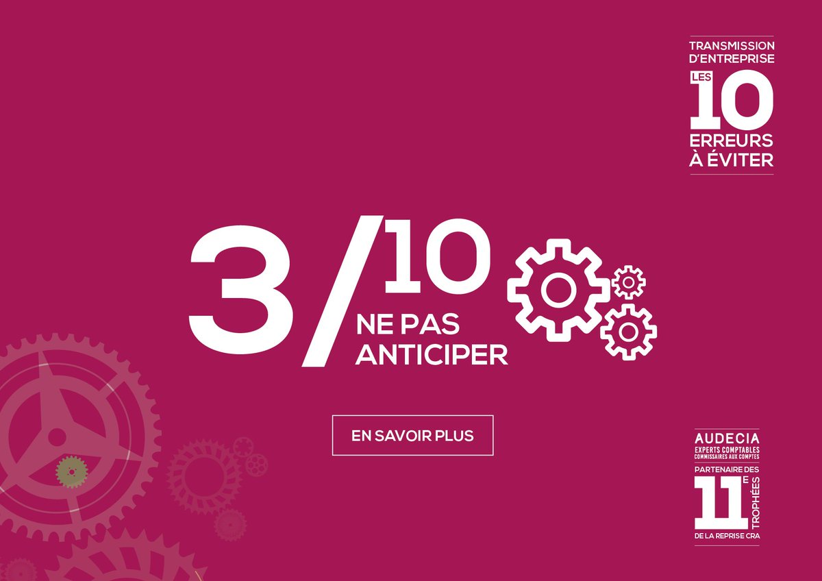 CRA_asso's tweet photo. 3eme erreur à éviter pour une #RepriseReussie: Ne pas anticiper!
https://t.co/3Ew1lRurFI
Par @_AUDECIA_ https://t.co/UQbCUt2Nh9