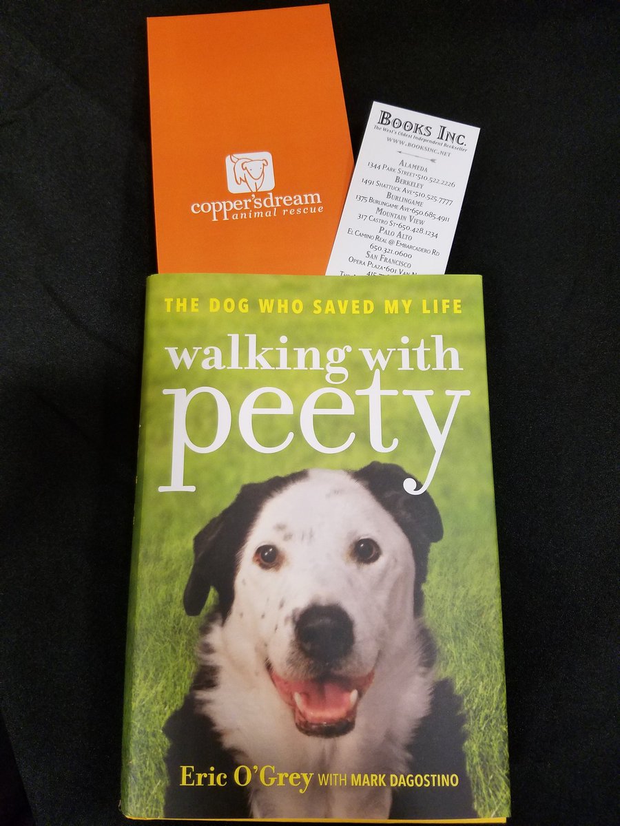 Thank you so much to @Eric_OGrey for that inspirational talk last night. And a special thanks to @BooksIncPA and <a href="/coppersdream/">Copper's Dream</a> for partnering with us on this event!