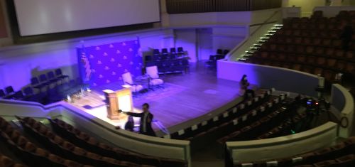 Setting up the closing address at #WGLF for <a href="/HillaryClinton/">Hillary Clinton</a>. Our live streaming will start around 2:15 EST: millr.cr/2mjww4s. #UVA200