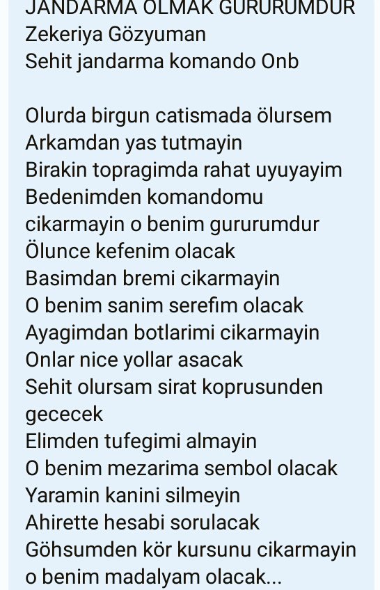 ilknes's tweet photo. #ŞEHİT #JANDARMA #KOMANDO  #ONB #ZEKERİYA  #GÖZYUMAN  yazmıştı MEKANIN cennet olsun VATAN SAGOLSUN ŞEHİDİM #UzmanCavuslaraHakVer 👈
🇹🇷🇹🇷🇹🇷🇹🇷uzman çavuşlarımız özlülük haklarının iyileştirilmesini istiyor geregi yapılsın devletim duy @DevletBahceliTV https://t.co/qkXUvs8S8T