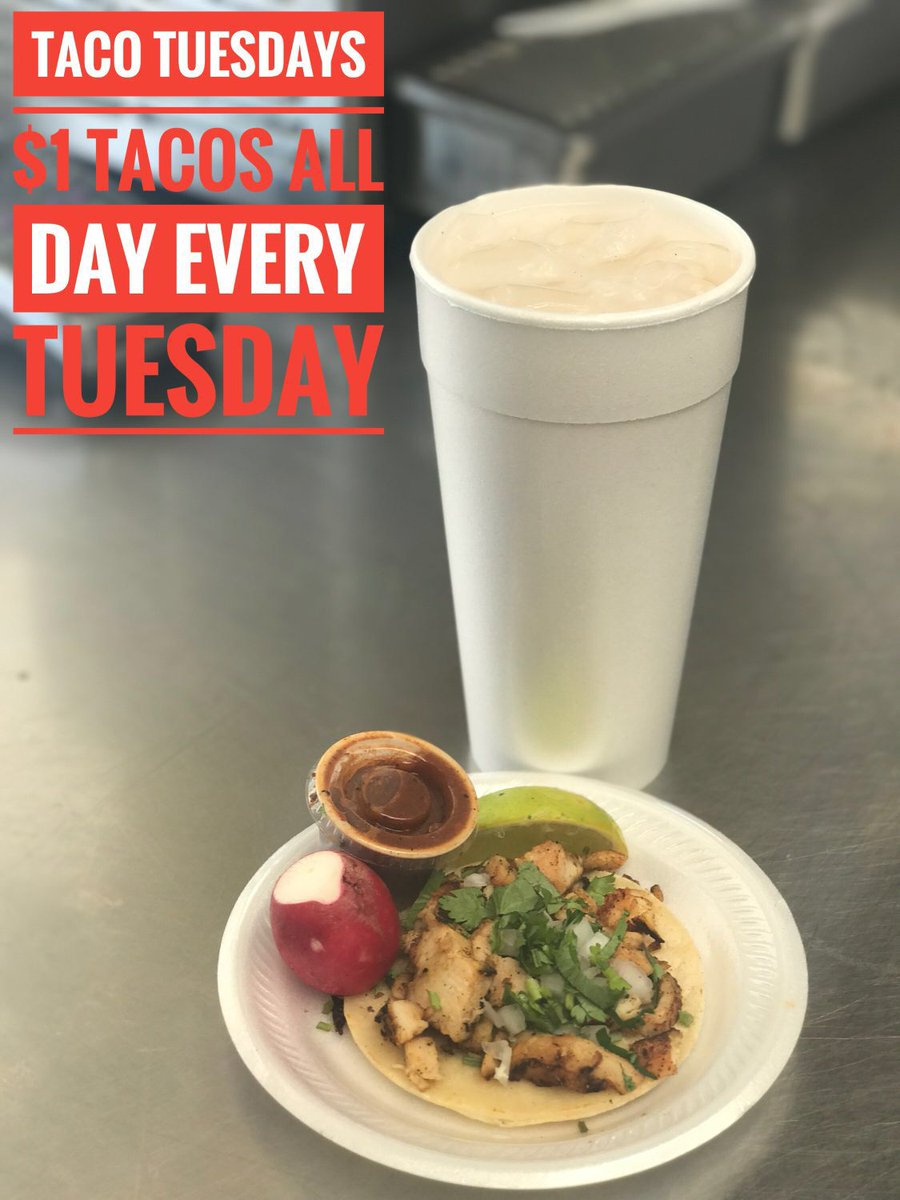 It's #TacoTuesday! Come see us off 41st and HWY 169! #AuthenticMex #TulsaFood