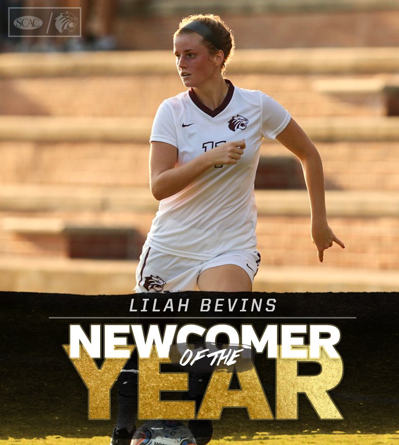 The 2017 #SCACwsoc Newcomer of the Year is Lilah Bevins of <a href="/TrinityUTigers/">Trinity Athletics</a>!