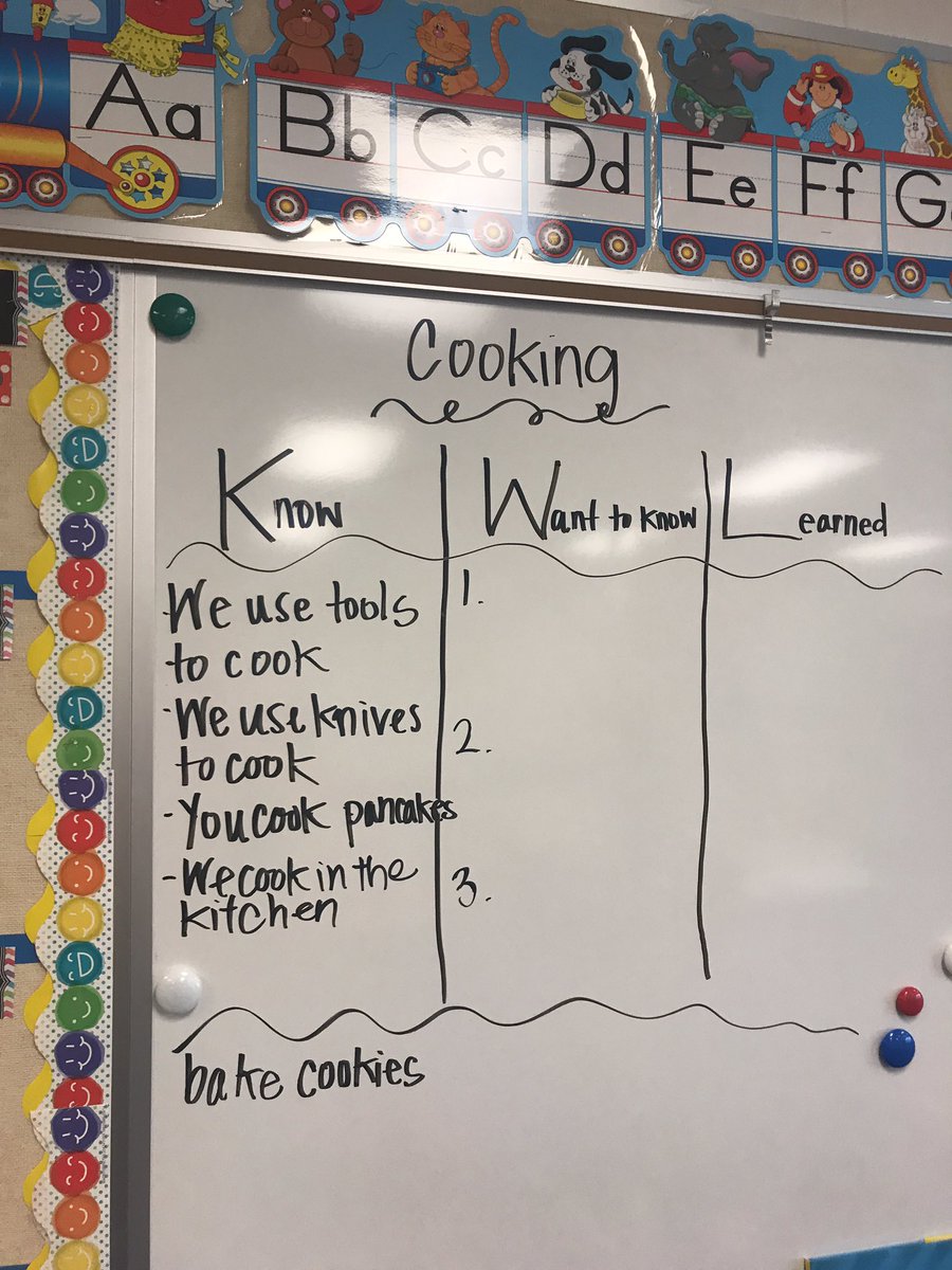 ECin113's tweet photo. We listed some things that we know about cooking today! We will also talk about what we want to know more about and the difference between cooking and baking. #EC302 https://t.co/ETmd7K5acQ