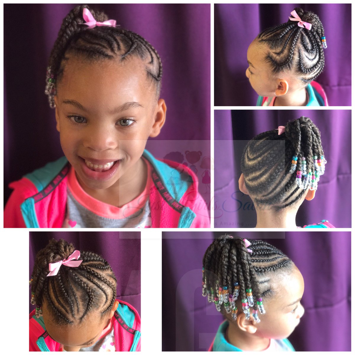 Just4GirlsSalon's tweet photo. Hairstyle: Braided Side Ponytail w/ big and small desgin.Stylist:Lisa. Book your next appointment with Lisa at our Atlanta location. #j4GS https://t.co/EQ6pngGANF