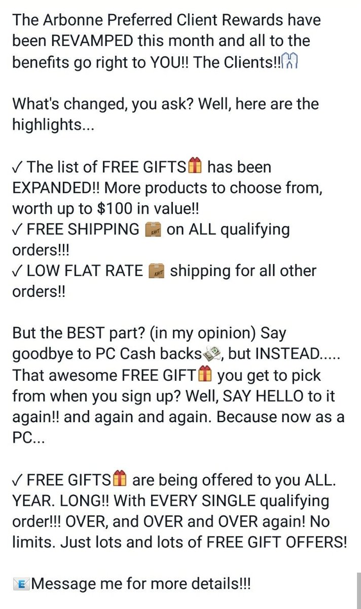 Arbonne_AHawk's tweet photo. #EXCITED #Rewards #FREEgifts #FREEshipping #YoureWorthIt #PreferredClient #Nutrition #Skincare #Makeup #SelfCare #HealthyLiving #Vegan #NonToxic #Arbonne #WhatsInYourProducts https://t.co/5Icl6okwny
