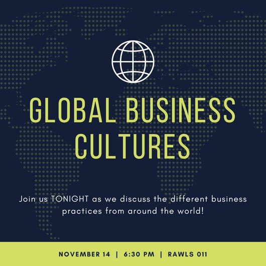 Our Third General meeting is TONIGHT!
~
#MSBA #texastech #globalbusiness #businessculture