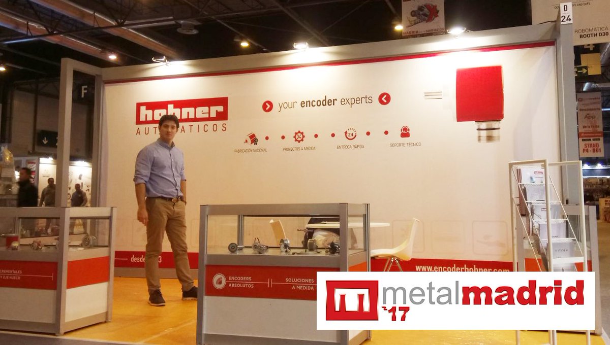 encoderhohner's tweet photo. ¡Todo listo para empezar mañana #MetalMadrid 2017! Pabellón 4 Stand D24 #encoderHohner No te pierdas la cita industrial de Madrid y descubra nuestras últimas novedades y soluciones https://t.co/RHq3DnM0d5 ¡Os esperamos! https://t.co/T0oqXQz5xp