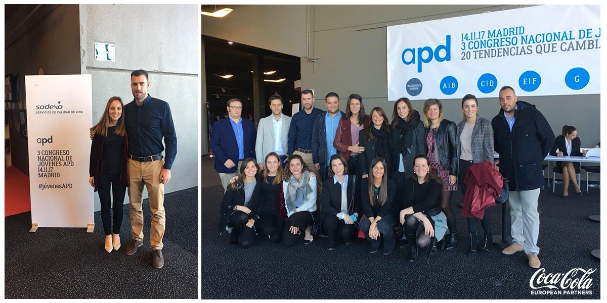 CocaColaEP_es's tweet photo. Compartimos nuestra experiencia en el III Congreso de #jóvenesAPD como parte de nuestro compromiso con el talento y el futuro profesional de los jóvenes https://t.co/2kpO81NBbM