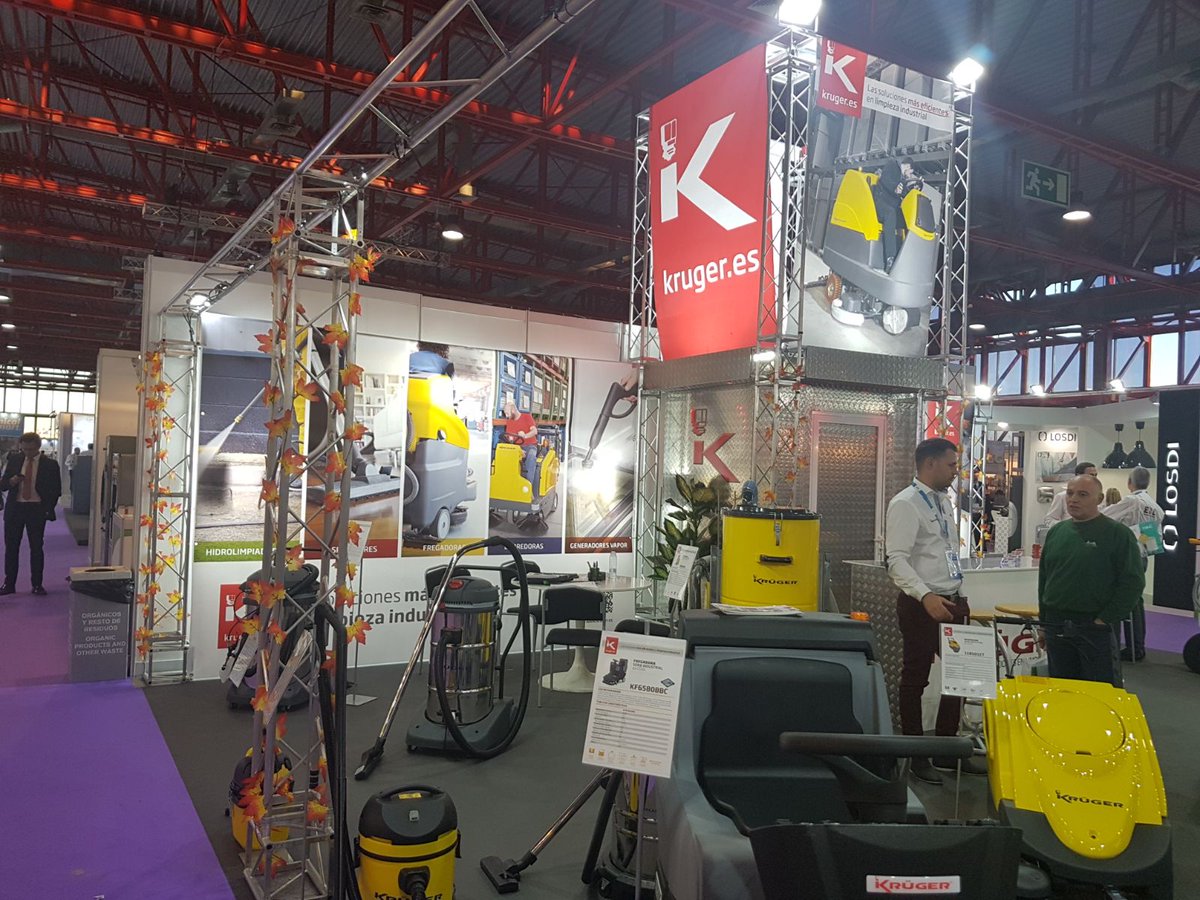 Kruger_Tech's tweet photo. Estamos en #hygienalia2017 en #madrid presentando nuestra amplia gama de maquinaria de #limpieza y algunas de nuestras novedades para el año que viene. Pásate del 14 al 16 de noviembre por nuestro stand PA-D2 @Hygienalia @revista_EyL @limpieza_com #aefimil https://t.co/925sRRav6P