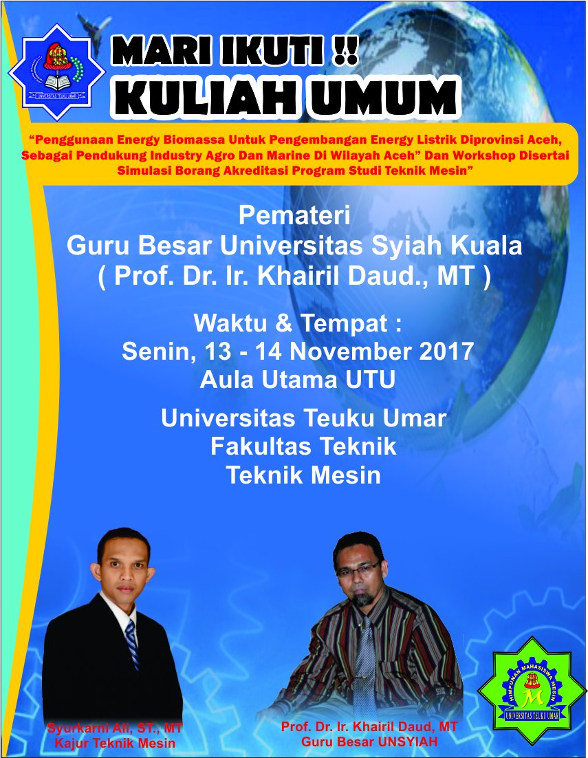 KULIAH UMUM.
#Solidarityforever