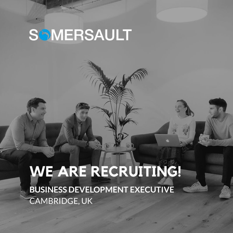 We're on the hunt for an ambitious Business Development Executive to join Team Somersault! If you think you fit the bill, you can find out more here: bit.ly/2zYhYO0 
#recruitment #agency #agencylife #businessdevelopment #Cambridge