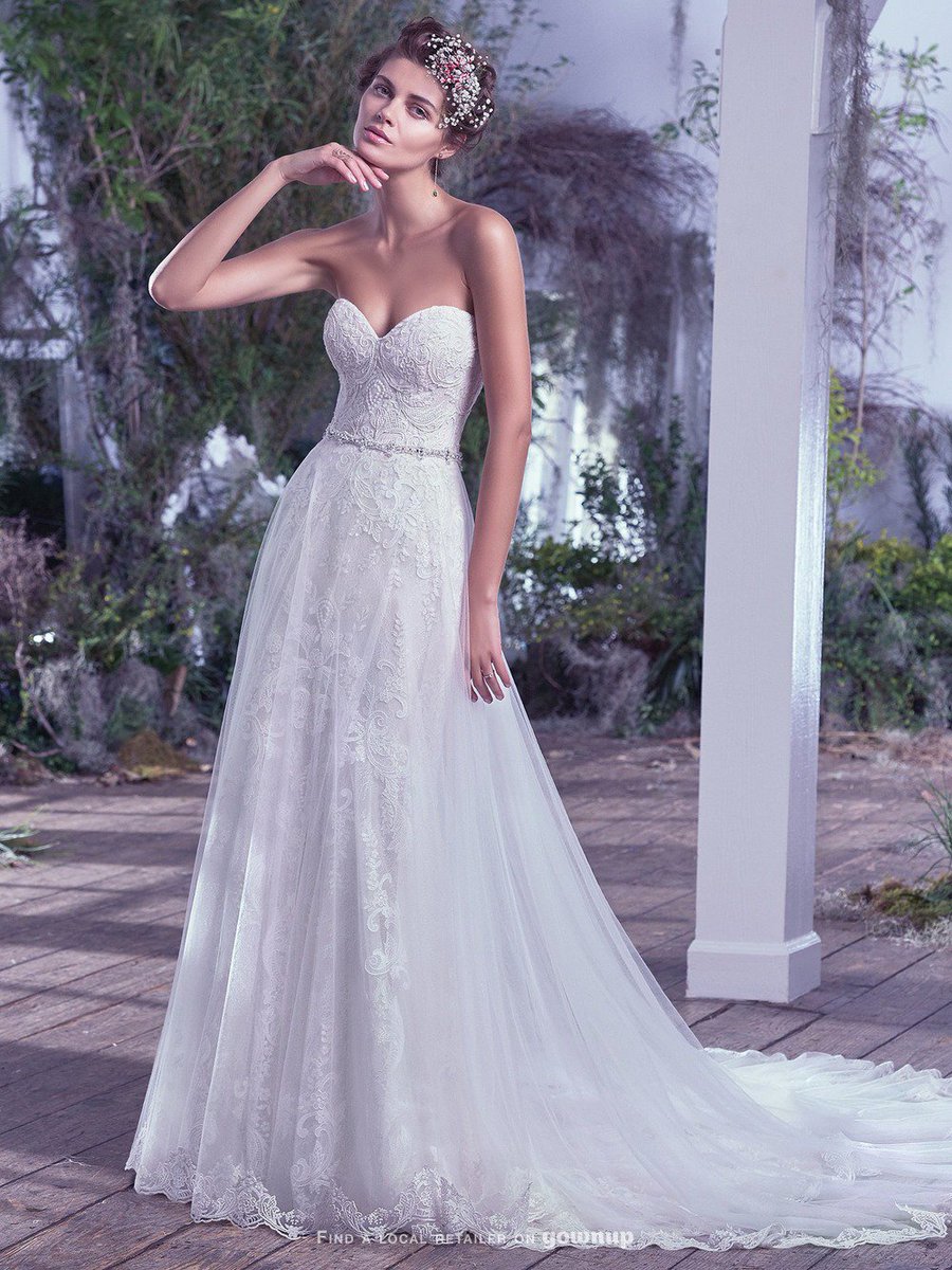 We love this <a href="/maggiesottero/">Maggie Sottero Designs</a> MIRELLE #WeddingDress #Wedding #Dress GownUp.com/gowns/23169