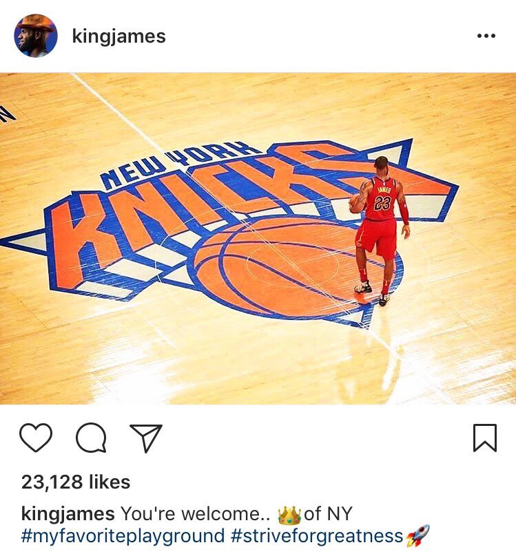 JagannathMrtn's tweet photo. LeBron disrespected their rookie, disrespected their center, disrespected their front office, acted like their subway was a fun little joyride, clamped their best player in the clutch, drilled the gw 3 in their best player’s face, &amp; now calls himself the King of New York. Lmao 🐐 https://t.co/HeSM2n9DLq