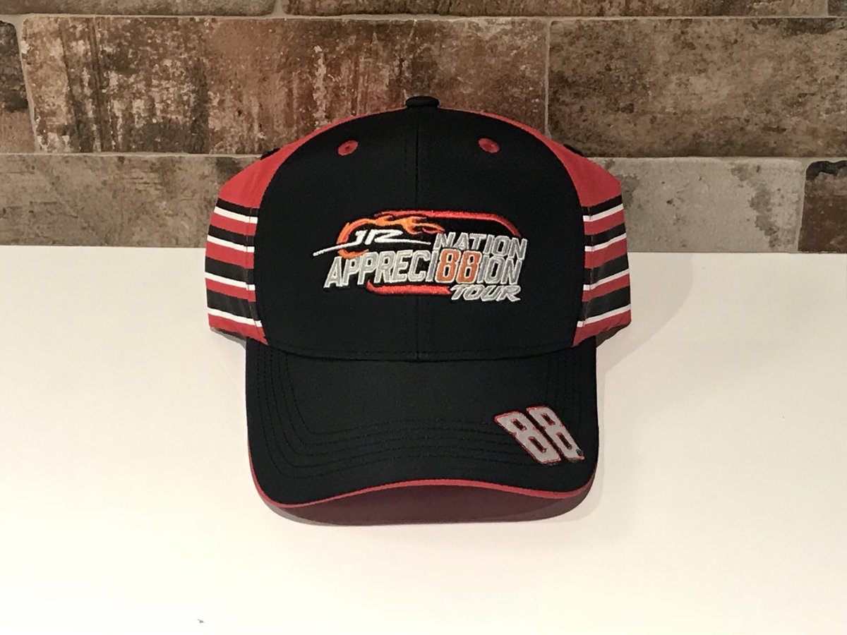 RT and follow to enter for your chance to win this <a href="/DaleJr/">Dale Earnhardt Jr.</a> #Appreci88ion hat. Two winners will be randomly selected tomorrow.