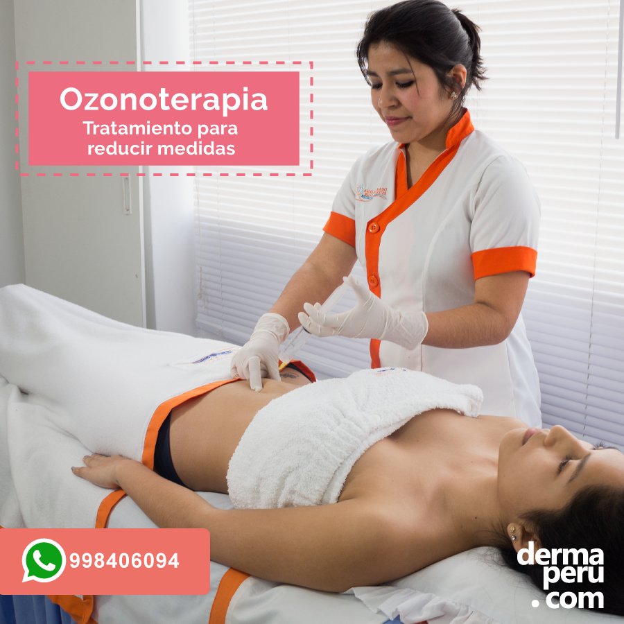 dermaperu's tweet photo. 👉 La Terapia del O3, o Ozonoteapia, ayuda, mediante las inyecciones de ozono en el cuerpo, a reducir medidas, moldear el cuerpo y evitar la flacidez. 😮

¿Te interesa este tratamiento? Comunícate con nosotros y separa tu cita al ☎️ 01-4470876 o al 📲 WhatsApp 998406094. https://t.co/Q1NLBaqxjL