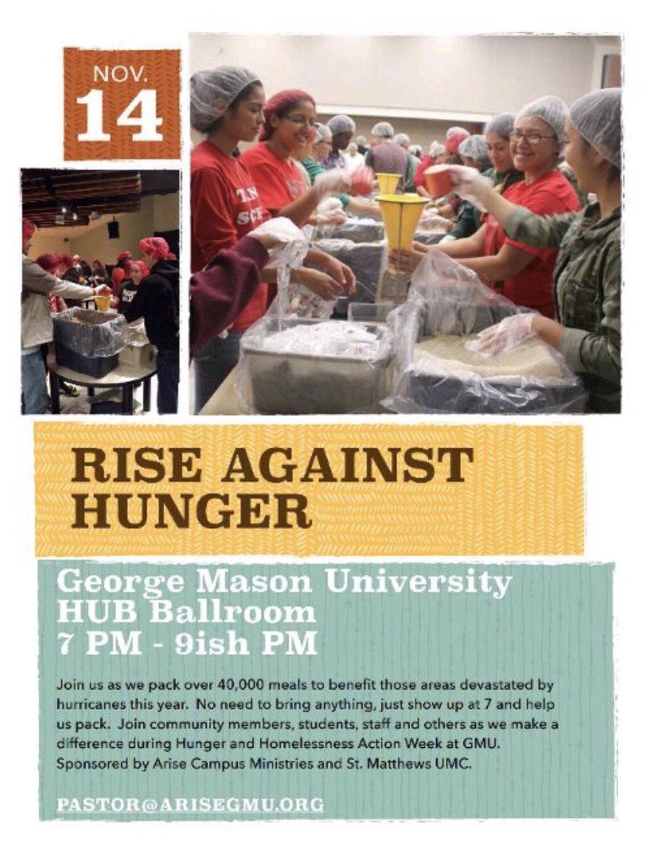 gmasonsc's tweet photo. #HungerandHomelessnessActionWeek https://t.co/y7oc8Ce1gF