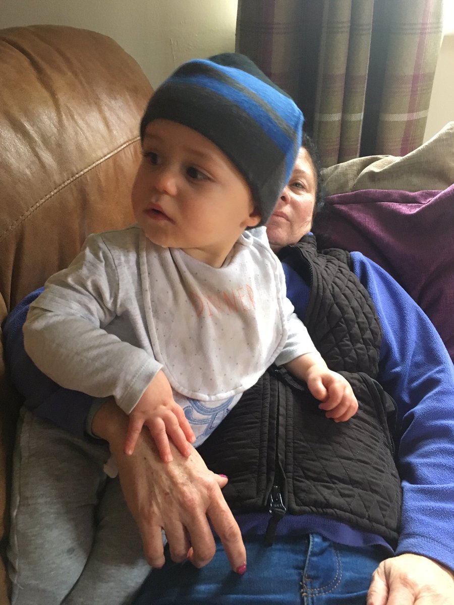 RomarnaWilson_'s tweet photo. Harry's teething, got infected ears, swollen glad, a temperature and could be starting with hand, foot and mouth. But this hat is funny so it's all ok. Never gonna sleep again 🙂 https://t.co/8R3Pozqg3y