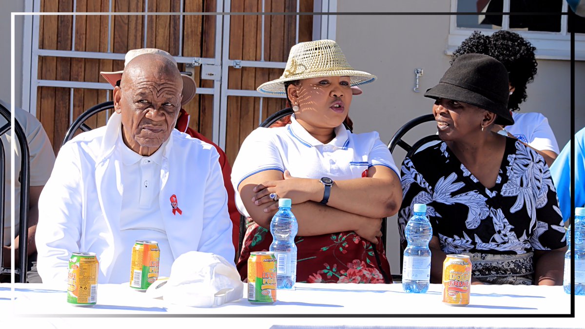 naclesotho's tweet image. The Right Honourable Prime Minister Dr. Motsoahae Thomas Thabane and the First Lady Mrs. 'Maisaiah Thabane led the "Walk a Mile in My Shoes" Health Walk on the 4th November, 2017 at Ha-Mokhalinyane to highlight the issue of access to health in the build-up to World AIDS Day 2017.