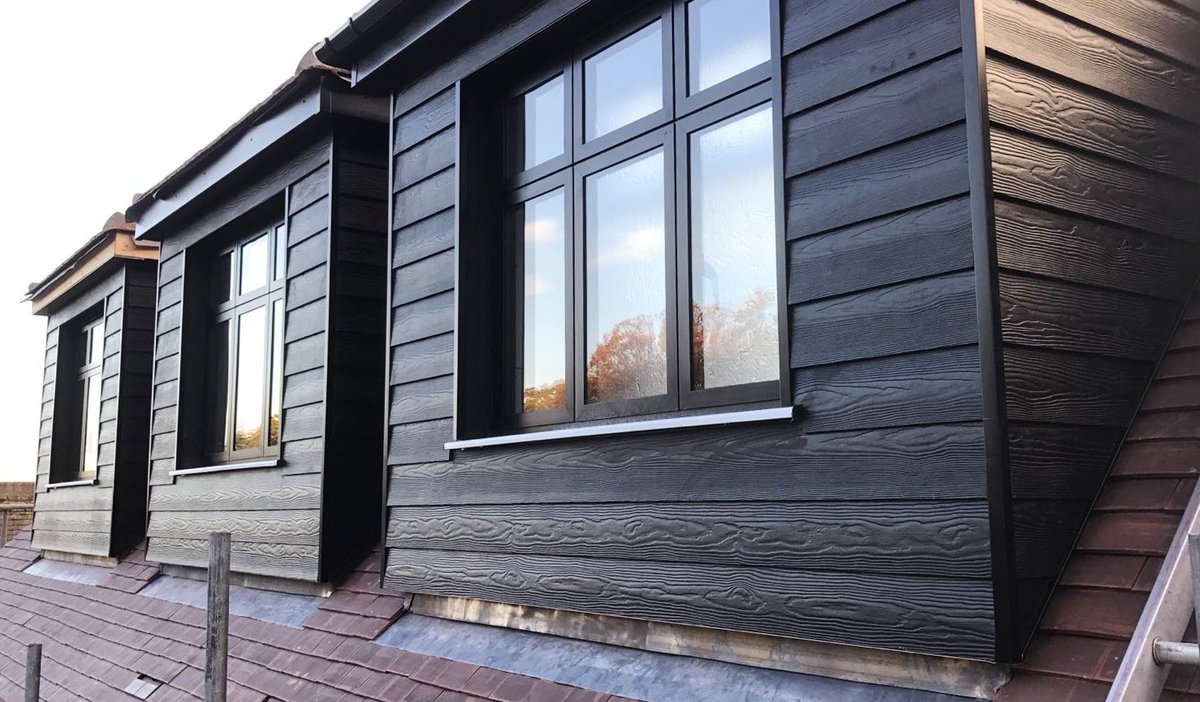 Completed these dormers yesterday, still a work in progress as we'll be returning to the site in January to install @MarleyEternit #cladding on front and rear elevations once builders are gone. Will look terrific when all done!