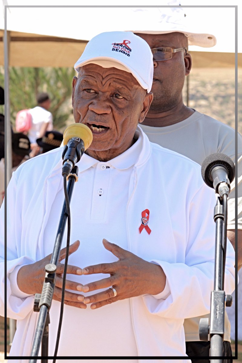 naclesotho's tweet image. The Right Honourable Prime Minister Dr. Motsoahae Thomas Thabane and the First Lady Mrs. 'Maisaiah Thabane led the "Walk a Mile in My Shoes" Health Walk on the 4th November, 2017 at Ha-Mokhalinyane to highlight the issue of access to health in the build-up to World AIDS Day 2017.