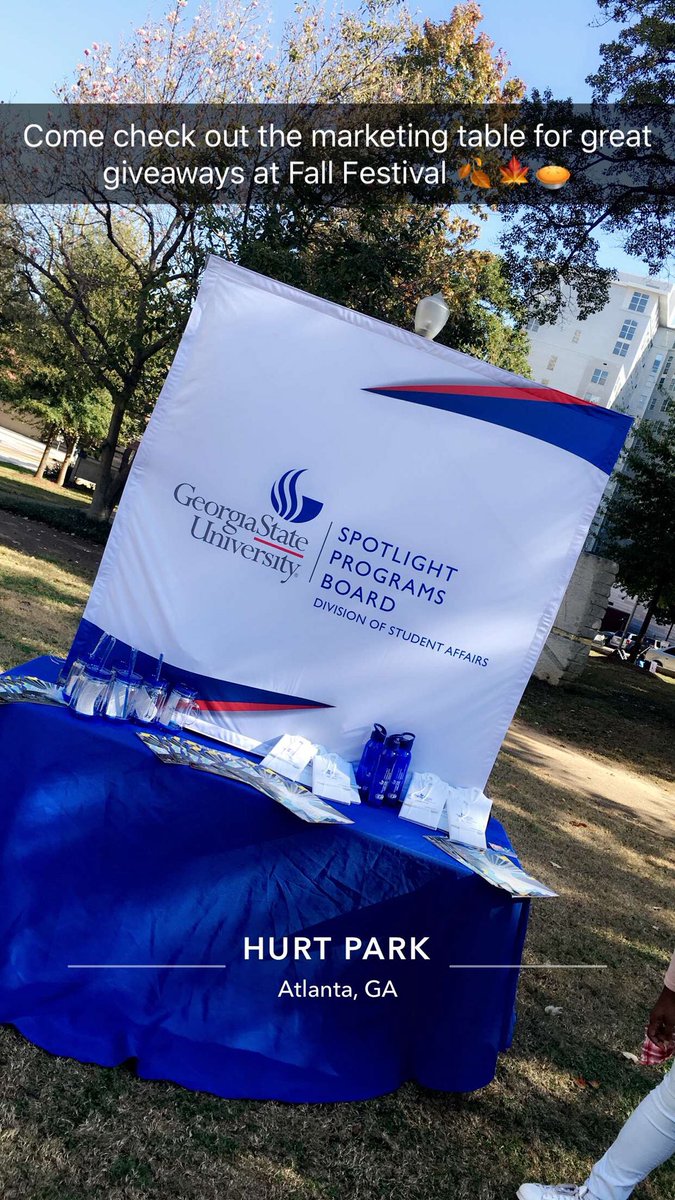 Gsu Spotlight On Twitter Come See The Marketing Table At Hurt