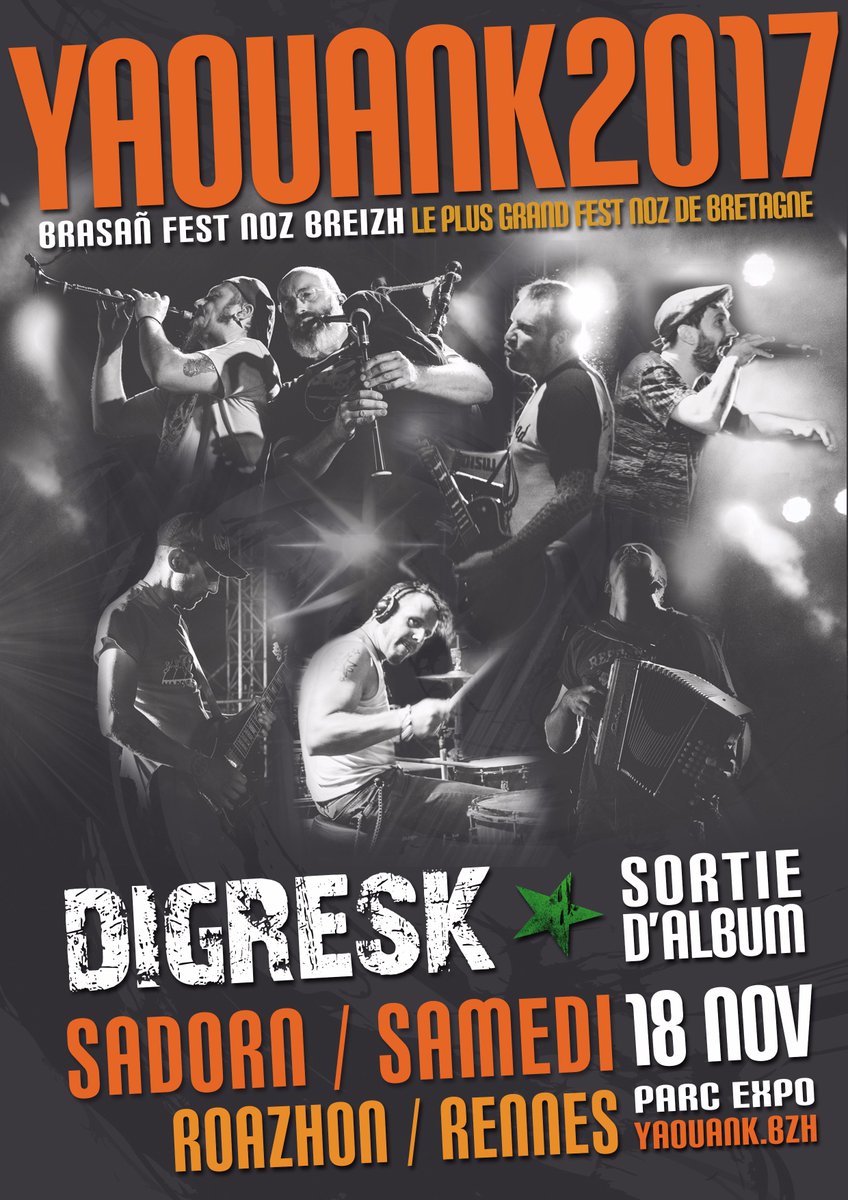 Digresk's tweet photo. Vous êtes bien bien motivés pour samedi soir ? @yaouank 2017 @SkeudennBroRoaz nous on est chaud !! ;) #yaouank2017 #digresk https://t.co/XaTG9xMZPF https://t.co/HI33EepzrX