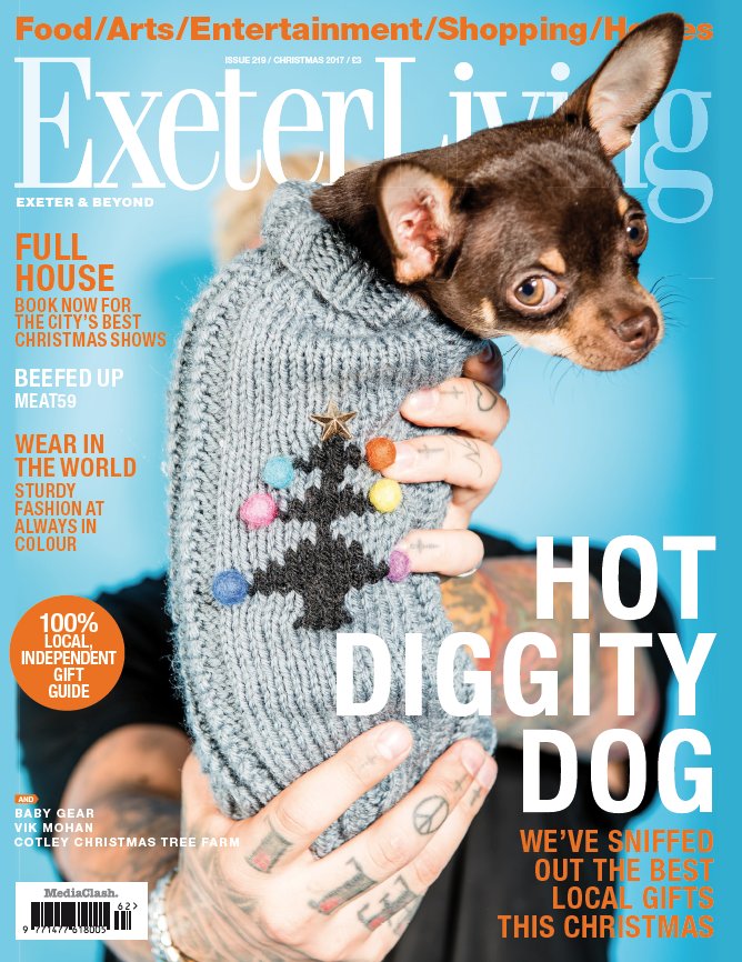 ExeterLiving's tweet photo. Our new issue is out today! And this *might* just be our favourite cover ever... #Exeter https://t.co/BcBgeuXhpf