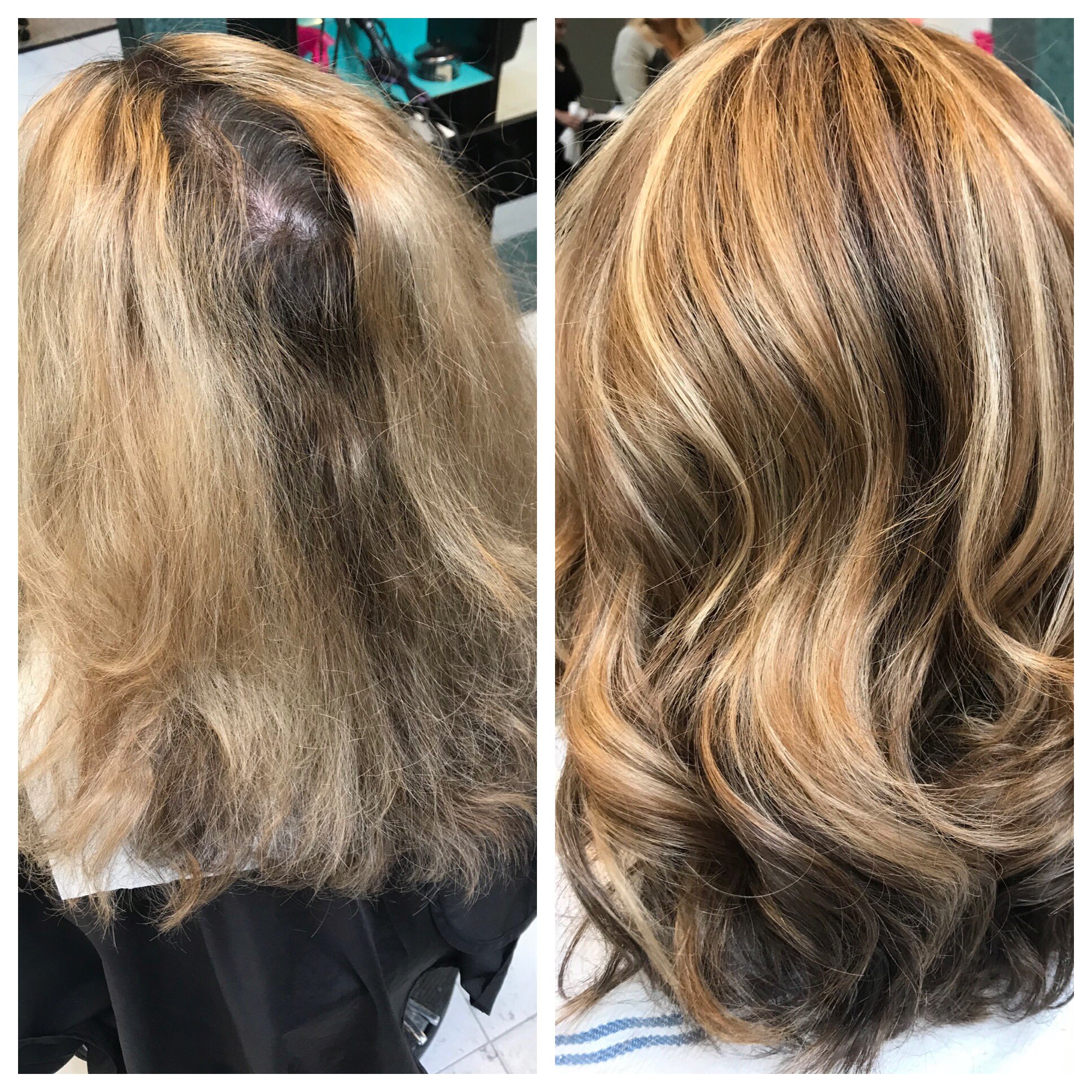 Designer Hair on Twitter: "Before after foils #highlights # lowlights #blonde #waves https://t.co/QVE4DZlBhL" / Twitter