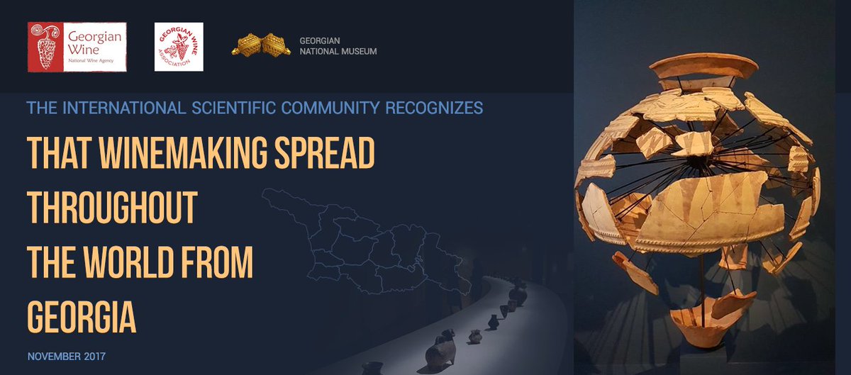 The world scientific community acknowledged that the oldest wine remains on our planet were discovered in Georgia. 
It's official that #Georgia is the cradle of #wine!
 #GeorgiaCradleOfWine #GeorgianWine -> agenda.ge/news/90613/eng