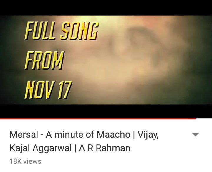 Vijay62updates's tweet photo. Full Song From Nov 17..

#Mersal https://t.co/7OemIuMgP1