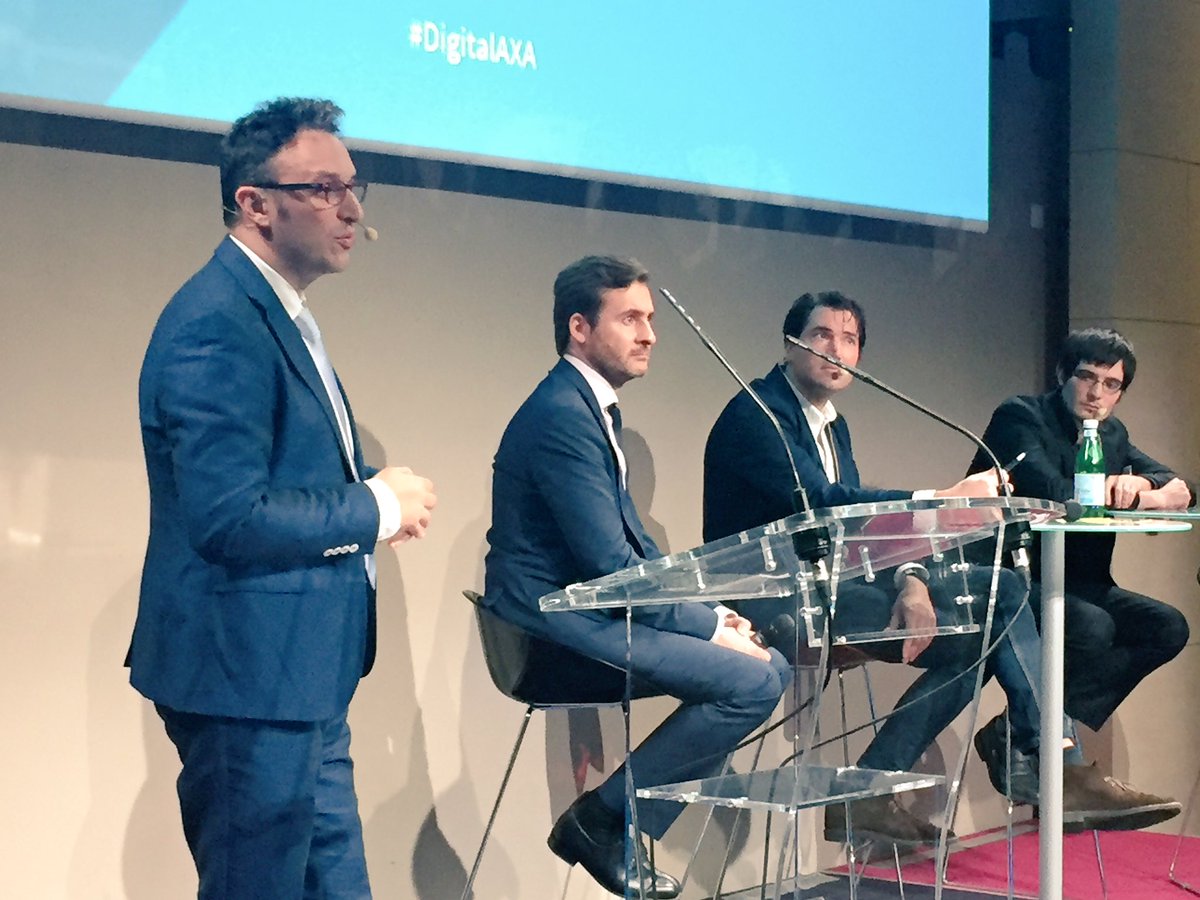 AXAFrance's tweet photo. @coeurdeuil @ldetilly @Maldoju @Davecello @mbebear Les #Fintech, non pas hackers mais bien des "Hackteurs" de nos modèles traditionnels.
@Davecello #DigitalAXA https://t.co/bVBEcfkwYG