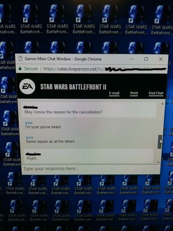 Game_Courier's tweet photo. Right... #StarWarsBattlefront2 #EA #preorder https://t.co/t6D62FlM3J