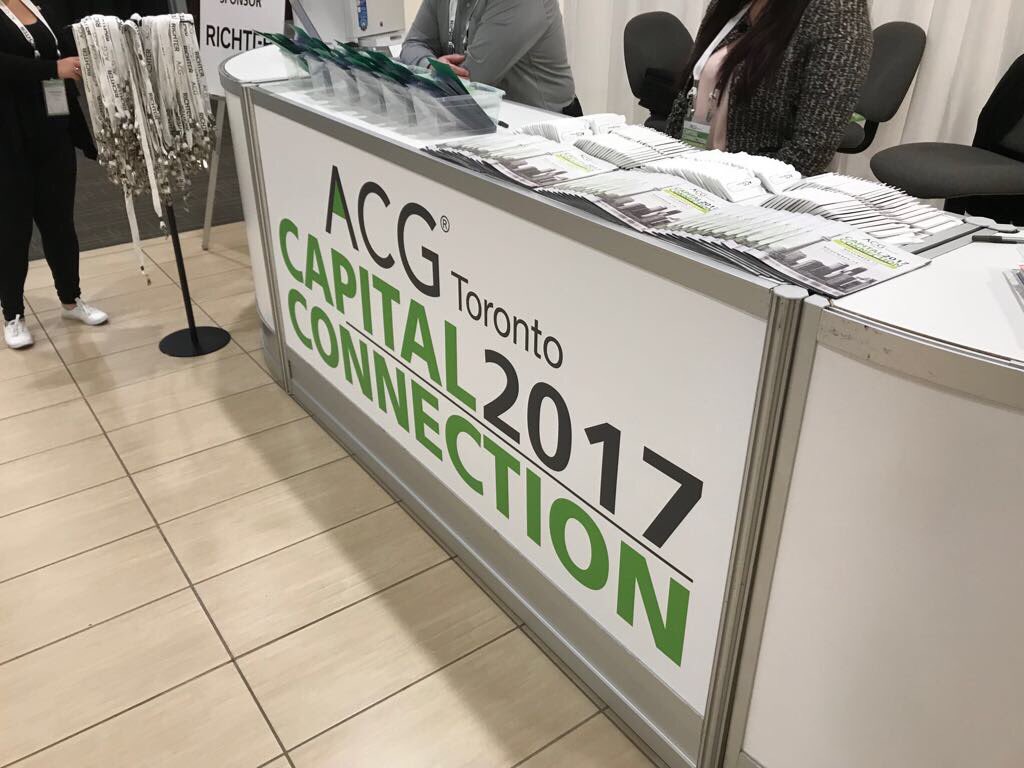 ACG_Toronto's tweet photo. Great morning here at #capitalconnection2017 ! Looking forward to seeing you all today https://t.co/Kr0Yn1Qv0i