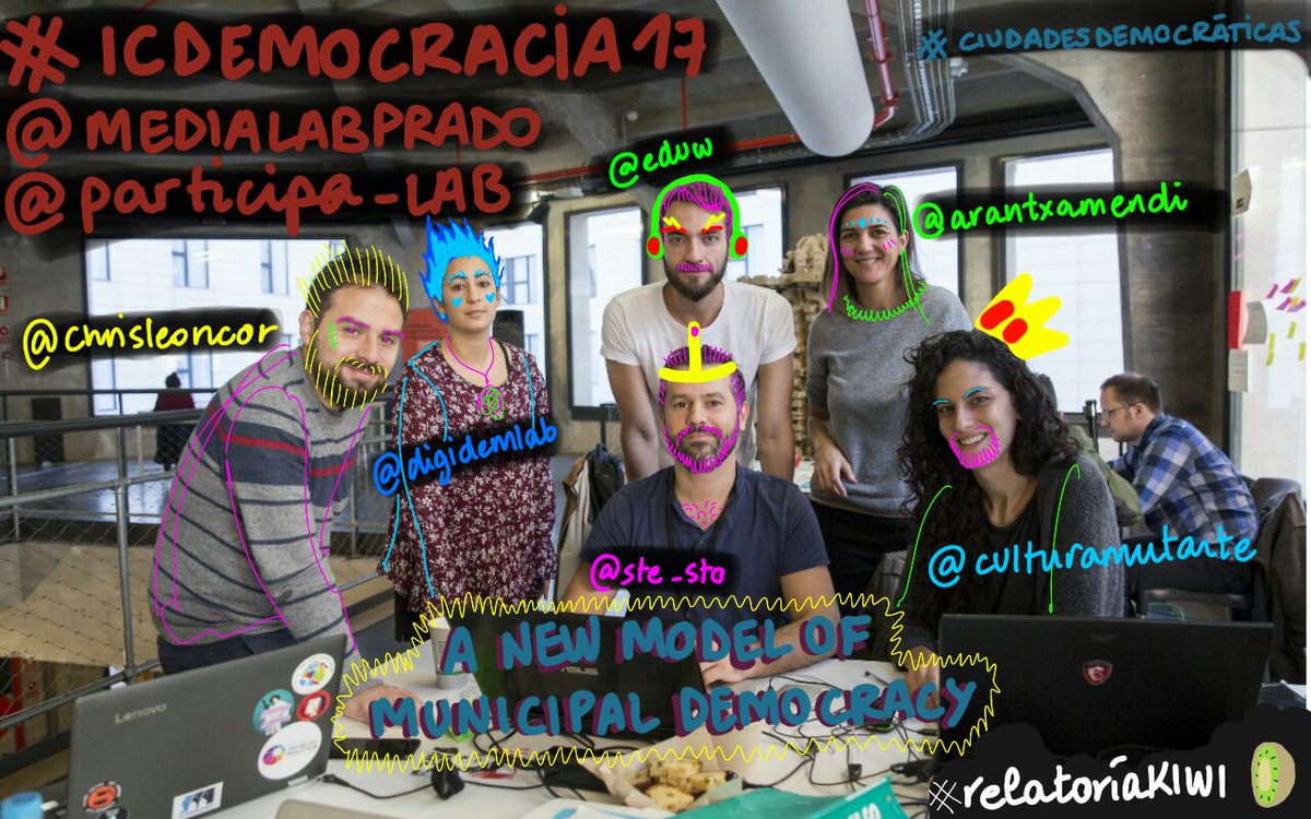 This is the powerful team behind the deliberative democracy model! #ICDemocracia17