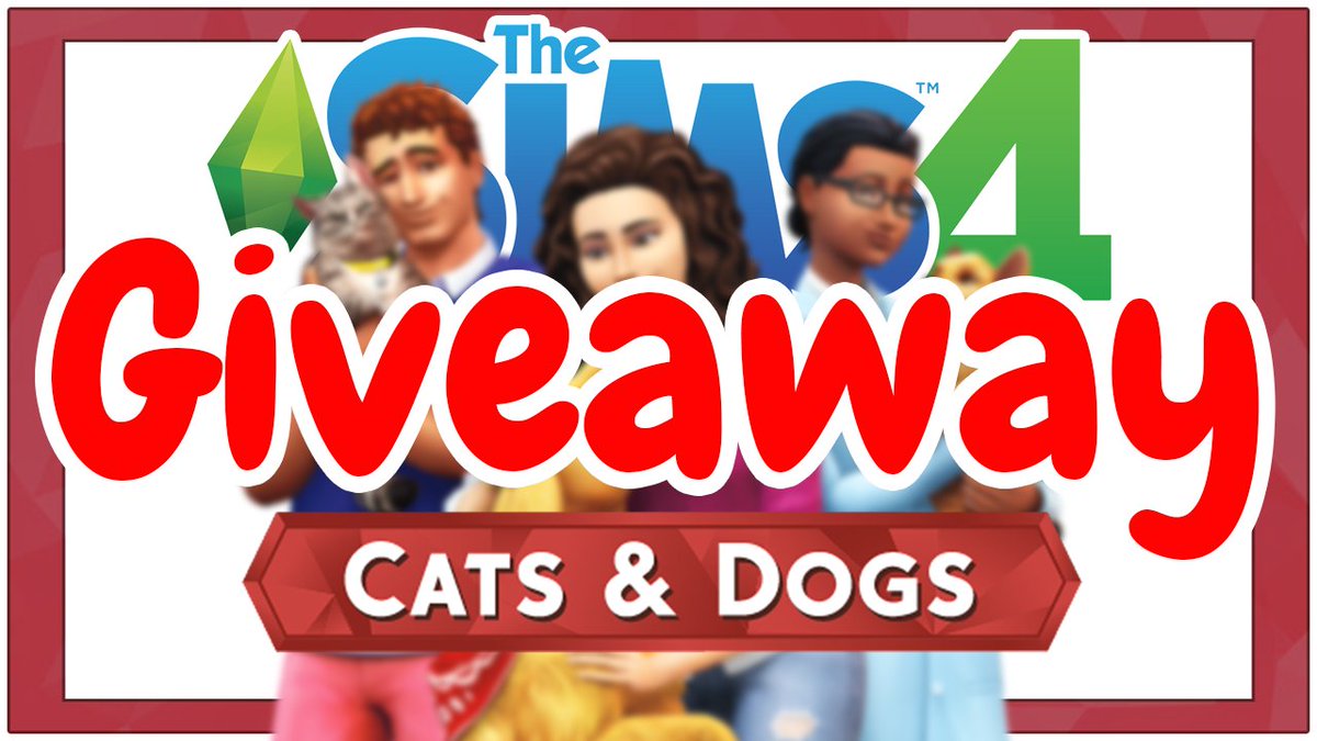 Official_Simmer's tweet photo. WIN A COPY OF THE SIMS 4 CATS AND DOGS! Giveaway is open internationally! I have two codes to give! Thank you to @SimGuruDrake #TheSims4 #TS4CatsAndDogs #TheSims4CatsAndDogs PLEASE RT to spread the word 😁 CLICK HERE TO ENTER ➡️https://t.co/7OfgaIXPZ8 https://t.co/5mNavYpqGR