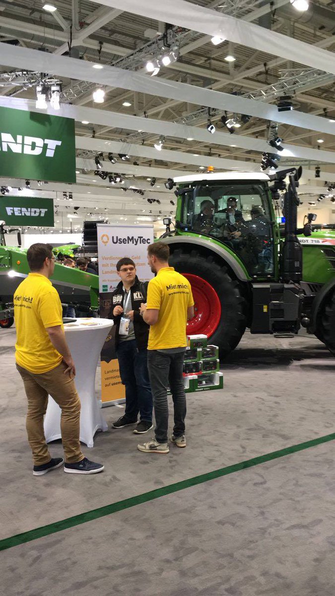 UseMyTec's tweet image. Seid ihr auch auf der #Agritechnica? 
Kommt uns besuchen! Wir sind die ganze Woche vor Ort und freuen uns euch persönlich kennenzulernen. Halle 20, A26a. Weiterhin könnt ihr exklusive Modelle gewinnen. #Digitalisierung #Landwirtschaft #Mieten