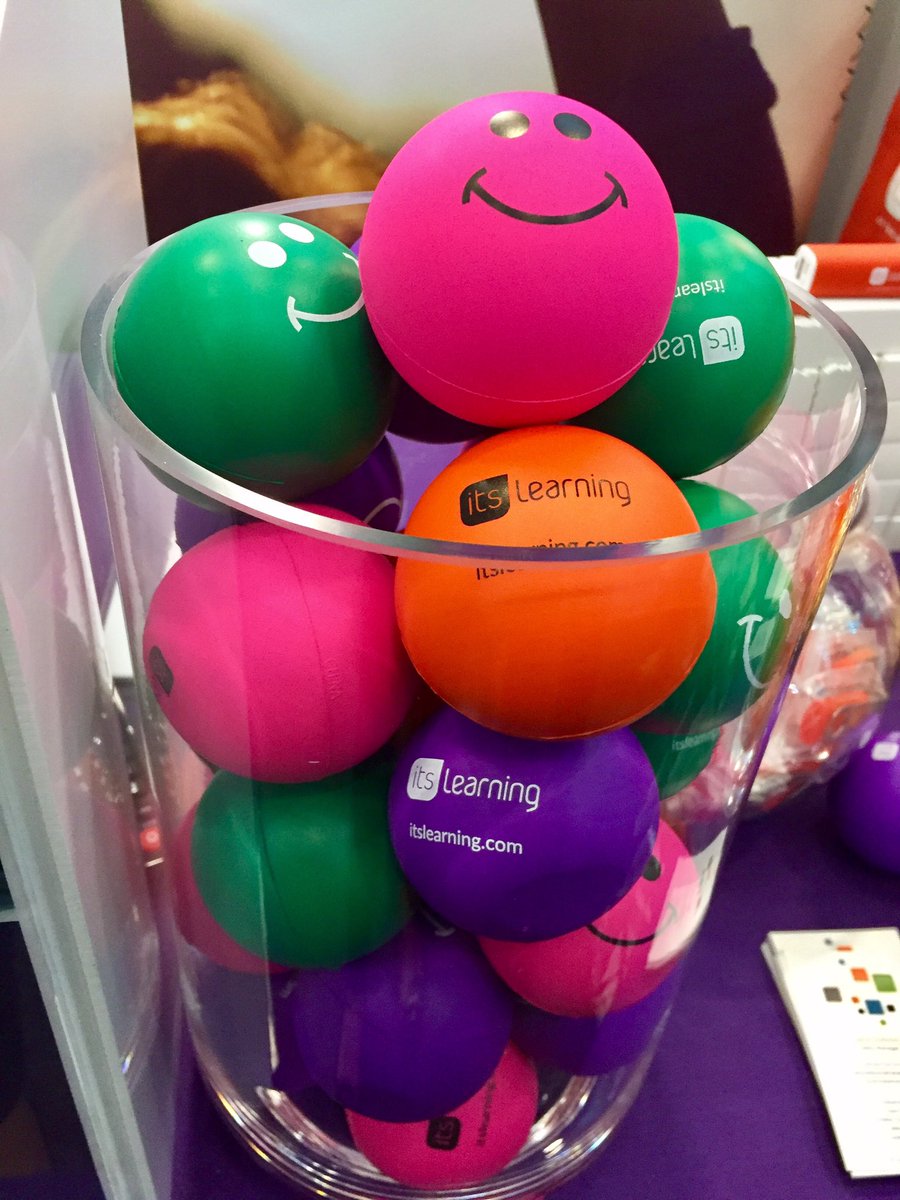 itslearningUK's tweet photo. Feeling stressed? We'll help ease the pain! Visit stand 70 for your stress ball and treats @AoC_info #itsVLE #AOCConf #treats https://t.co/SiYLAav8dQ