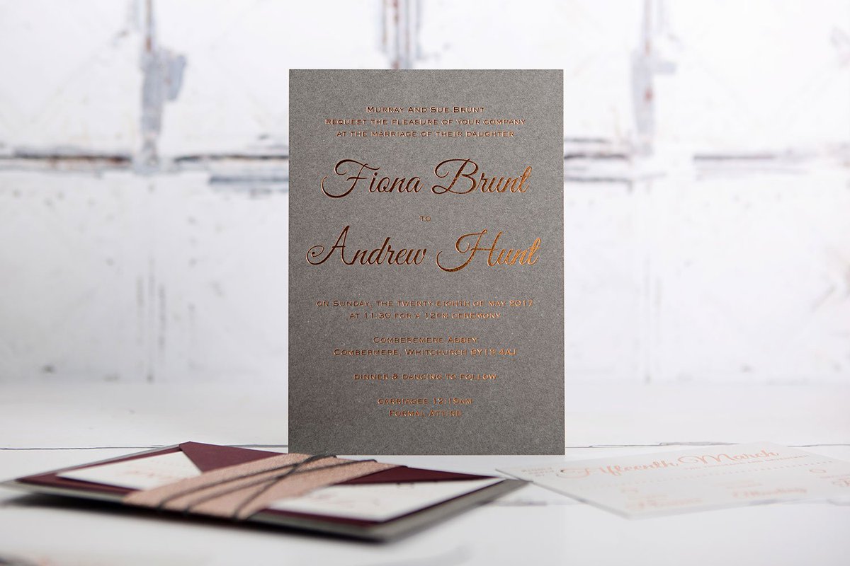 In need of wedding stationery and love the latest trend, Grey and Copper? Take a look at our new blog post for your perfect stationery! emmydesigns.co.uk/uncategorized/… #weddingstationery #weddingplanning