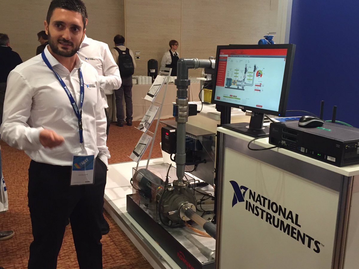 AI_NBMedia's tweet photo. Tour delle demo #NIDays Milano con #claudiocupini @NI_Italy #analisipredittiva #manutenzione reti #TSN https://t.co/lP7f6MhIKG