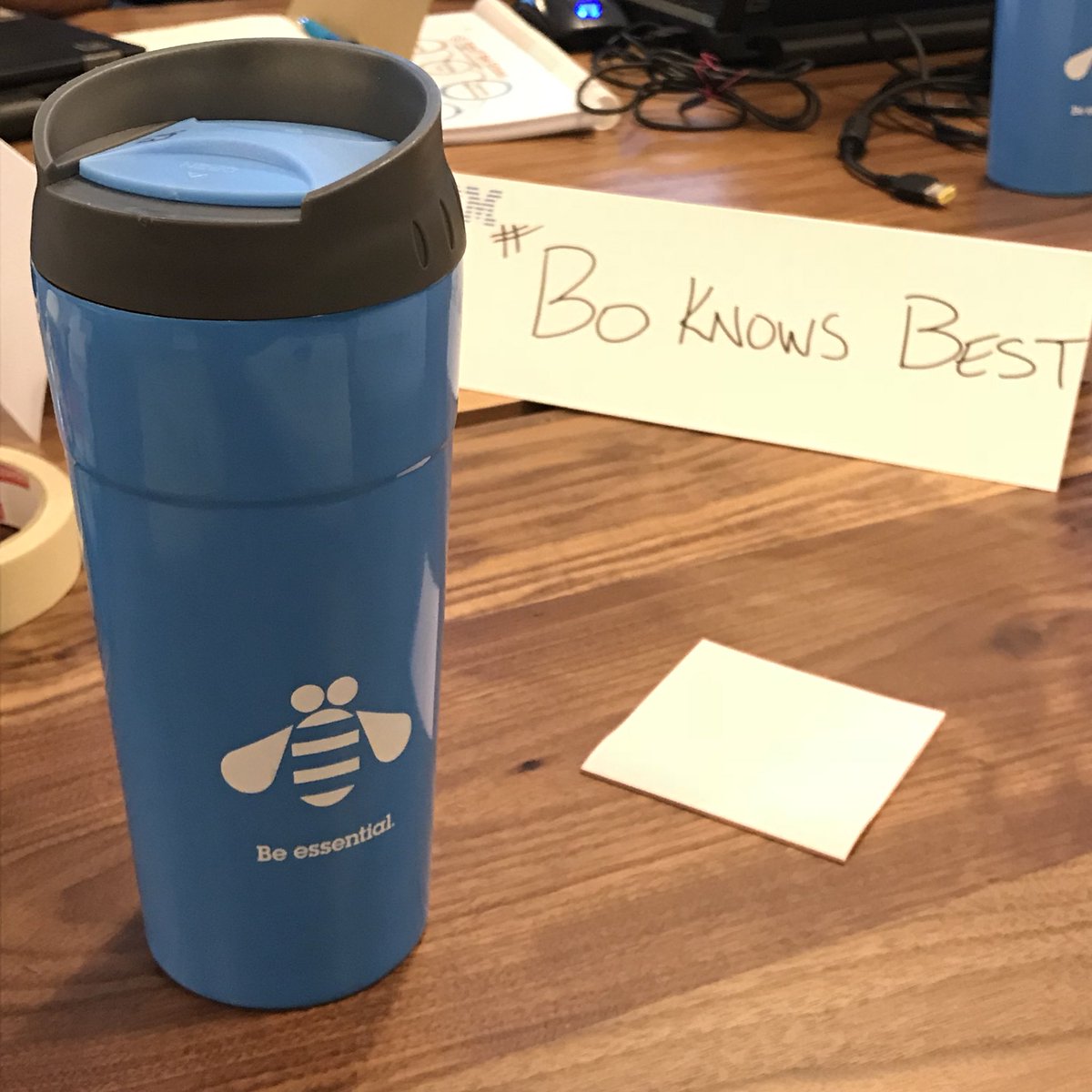 AndersonOut's tweet photo. Liquid energy is essential to team #boknowsbest in the #thegreatgreenroom @TheBeeSchool @boknowsbest50 #bee7buzz https://t.co/4LlTsjVKgt
