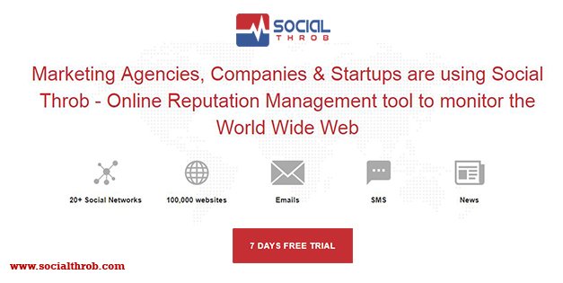 social_throb's tweet image. Social Throb is the only #OnlineReviewMonitoringtool which provides #MultilingualSentimentAnalysis.
Click here to do Free Trial socialthrob.com