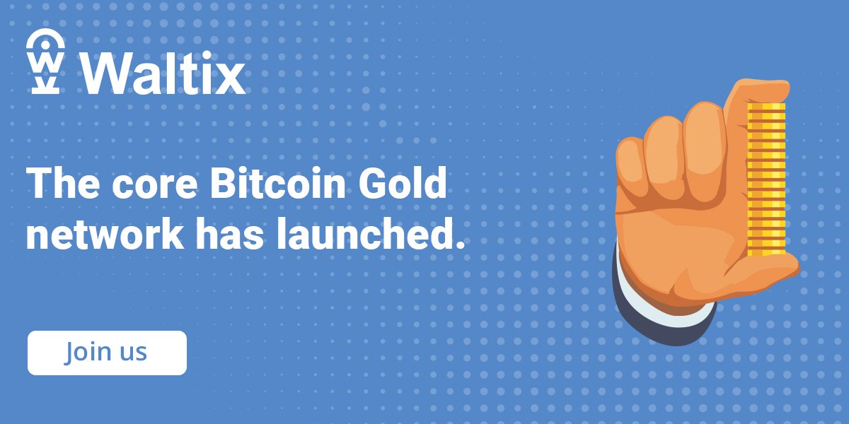 Waltix_io's tweet photo. It wasn’t late, but was delayed. The main network of the Bitcoin Gold project started with a delay of 11 days... Read more
https://t.co/TlBjHawYEI

#ICOWaltix #waltix #wltx #crowdsale #tokensale #bitcoin https://t.co/l9yocuKZpL