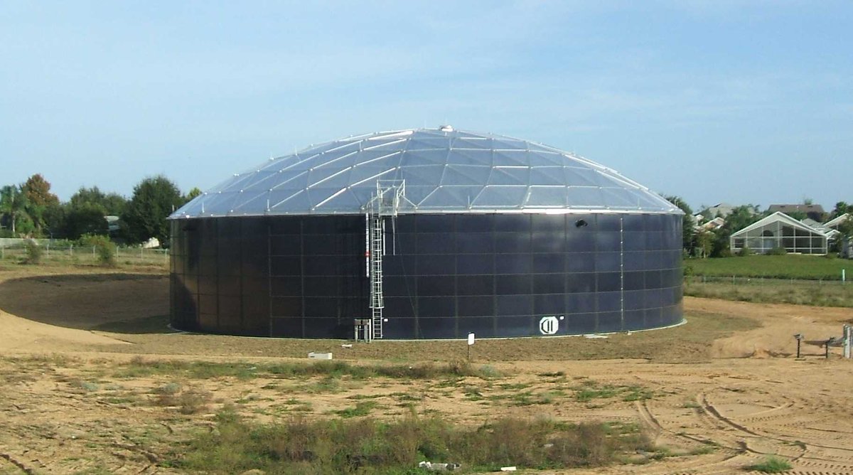 lamining's tweet image. Estanques apernados con techo tipo domo para líquidos y lodos de Pro Ambient en Chile goo.gl/GPfSwV