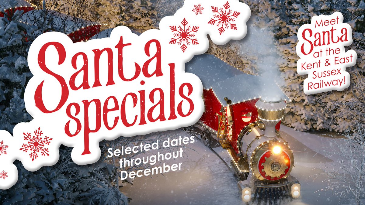 Only a limited amount of seats left to book! #Santa #Specials #Tenterden #Steam goo.gl/EGM27S check availability via link