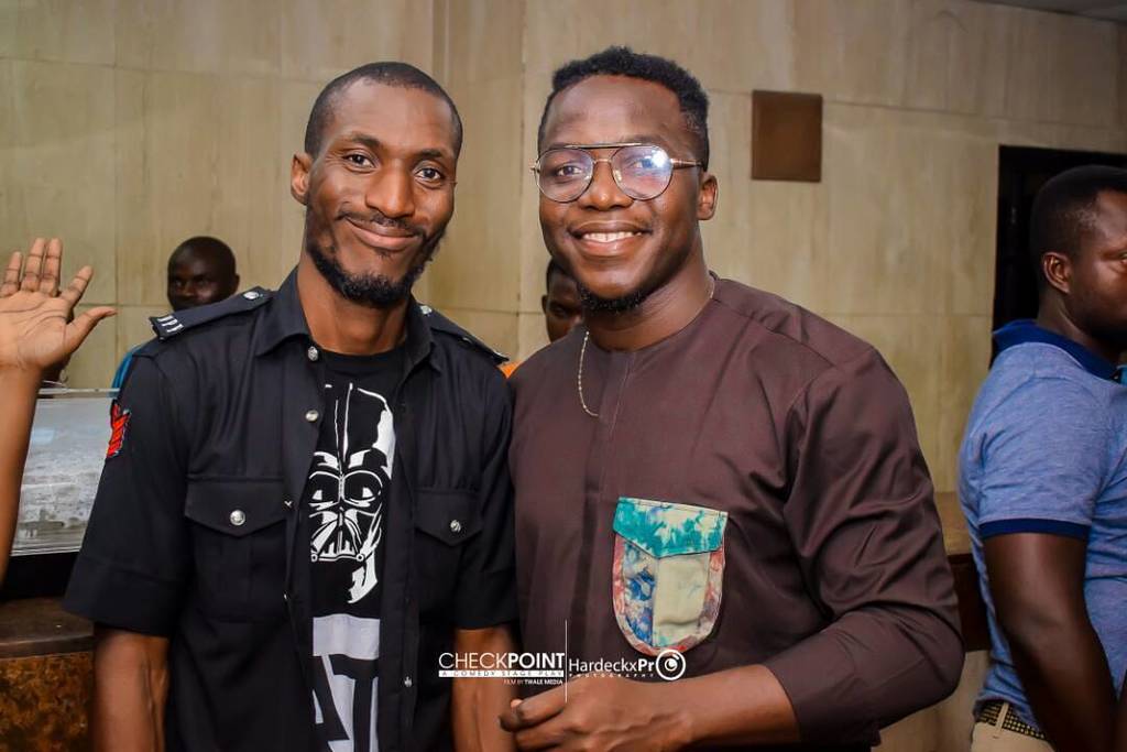 theCheckPointNG's tweet photo. #AboutNov5th2017 
#checkpoint3thestageplay 
Thanks @mr_hyenana For coming 🙌🙌🙌🙌 https://t.co/IKOj3AKXsZ https://t.co/sipD3TQCD9