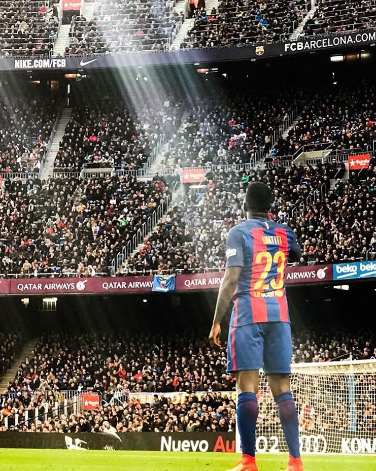 Vamos91011's tweet photo. Happy birthday our wall🎂🤙🏾🔵🔴 #Umtit #VisçaBarça #ForçaBarça #HappyBdy @samumtiti https://t.co/tDbpYqh7zu