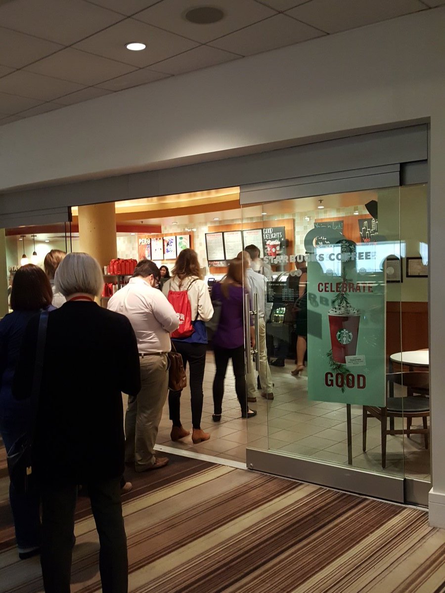 Jon_Bisbing's tweet photo. Fueling up for an exciting day at #AMAHigherEd! @silvertech @AMA_Marketing @Starbucks https://t.co/HF4UOiE0hb