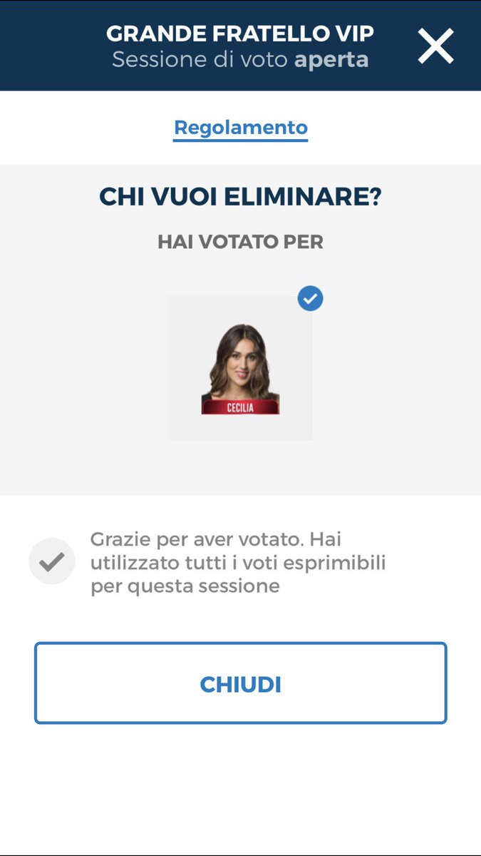 AlessandroTurko's tweet photo. Io la mia scelta l’ho fatta. Se anche te vuoi fuori #CeciliaRodriguez RT questo tweet. #GFVip #GrandeFratello #CeciliaeIgnazioFuoriDalGF https://t.co/e48xLD1R9U