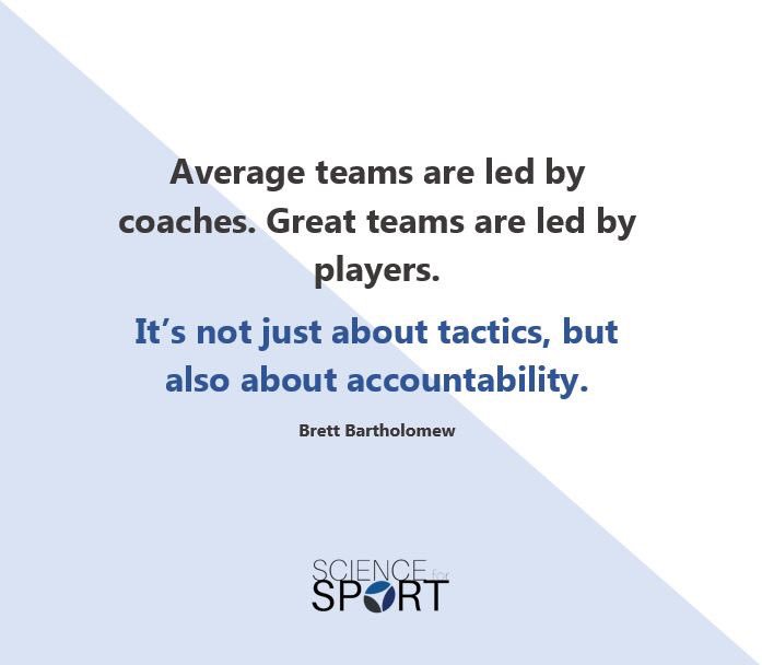 You can be average and blame coaches, teachers and everyone else OR you can be great by leading  through accountability.